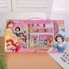 Kit de Material Escolar para Presente, Material de Aprendizagem Infantil, Caixa de Presente para Aluno do Ensino Fundamental, Kit de Papelaria Portátil, Grande Pacote de Presente