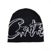 Gorro de Punto Estampado Europeo y Americano Transfronterizo, Gorro Jacquard Versátil de Nicho sin Visera Estilo Hip-Hop Callejero de Moda