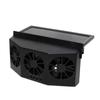 Ventilador de Escape Solar para Coche Radiador de Verano para Ventana de Coche Ventilador de Refrigeración por Circulación Ventilador de Escape para Coche