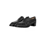 Mocasines para Mujer 2026 Nuevas Llegadas de Primavera Tacón Grueso Antideslizantes Cómodos Suaves Estilo Británico Retro Patrón de Piel de Anguila Mocasines para Mujer