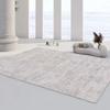 Alfombra de Franela Nórdica de Lujo Ligero Sala de Estar Alfombra Grande Abstracta Dormitorio Alfombra de Cabecera Manta Completa Alfombra Suave y Delicada con la Piel