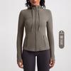 Chamarra de Yoga con Capucha Athena Lulu para Mujer, Ajustada, Estilizada, con Cremallera, para Correr, Fitness, Deportes