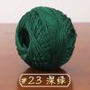 No. 6 Hilo de Encaje de Algodón y Lino Hilo Mediano y Fino Tejido a Mano DIY Accesorios para Bolsas de Muñecas Lana para Suéter Bola de Lana Hilo de Crochet de Verano