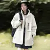 Chaqueta 2025 para Hombres y Mujeres en Otoño e Invierno Exterior Forro de Terciopelo Chaqueta Holgada con Capucha Cortavientos e Impermeable Chaqueta para Montañismo