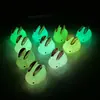 Conejo de orejas doradas de dibujos animados tridimensional luminoso accesorios para joyería de pegamento de crema diy adornos de escritorio regalos creativos accesorios de resina