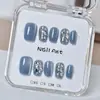Uñas Portátiles en Caja Transparente al por Mayor para Tiendas Físicas, Parches para Uñas Artísticas, Pegatinas de Uñas Terminadas, Uñas Postizas Removibles
