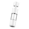 Grifo de Cocina con Filtro de Acero Inoxidable Extraíble Caliente y Frío Rotación de 360 Grados Gris Pistola Blanco Plata Grifo Hogar