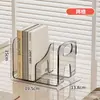 Soporte de Libro Integrado con Portalápices Estante de Almacenamiento para Organización de Libros Estudiantiles Estante Portátil de Escritorio para Almacenamiento de Libros