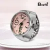 Relojes de Dedo Personalizados para Hombres y Mujeres Relojes Anillo de Pareja Más Vendidos Moda Estilo Coreano Venta al por Mayor Aleación Carcasa Plateada Fábrica Directa Lote