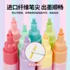 Marcador de Tiza Líquida Macaron Borrable de 3 mm para Graffiti en Vidrio, Pintura, Tablero Acrílico, Escritura, Bolígrafo Marcador de Colores