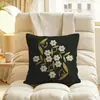 Cojín Decorativo Floral Retro de Lujo Ligero con Estampado de Alta Gama, Adecuado para Sala de Estar, Dormitorio y Sofá