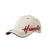 Boné de Baseball Bordado com Letra Retro para Mulheres, Nova Moda Primavera/Verão 2026, Boné de Sol com Aba Larga para Deixar o Rosto Parecer Menor