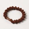 Anillo para el Cabello de Hilo Grueso Color Té con Leche Tarjeta Todo Fósforo Alta Elasticidad Cabello Goma para el Cabello Tendón de Goma Accesorios para el Cabello para Mujeres