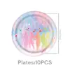 Banner de decoración de fiesta de grupo de chicas KATSEYE colorido transfronterizo, vasos de papel desechables con tema de caza, platos de papel, servilletas de papel y banderines