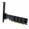 Tarjeta de expansión PCIeX16 a 4 puertos U.2 NVME SFF-8643 SFF-8639 Tarjeta divisora PCIe4.0