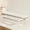 Soporte elevador para computadora de escritorio, soporte elevador para monitor de oficina, estante de almacenamiento para escritorio de oficina, soporte para laptop