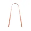 Raspador de Lengua en Forma de U de Acero Inoxidable Cepillo Limpiador de Lengua Placa para Eliminar el Mal Aliento Tipo Set de 3 Piezas de Herramientas para el Cuidado Bucal