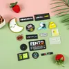 Letrero de Caucho Suave de PVC Dibujo Animado Lindo Forma Especial Marca Registrada Logotipo Imprimible Accesorios para Ropa Etiqueta Suave Impresión al por Mayor Marca de Moda
