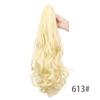 Peruca de rabo de cavalo com presilha para cabelo longo e cacheado, ondas grandes, rabo de cavalo alto, trança, garra, peruca de rabo de cavalo cacheado
