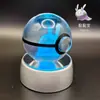 Adorno de Bola de Cristal de Elfo de Bolsillo 3D Pichu Bulbasaur Periférico de Pokemon Regalo de Cumpleaños