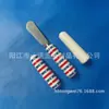 F-010Cb Cuchillo para Mantequilla, Cuchillo para Queso, Vajilla para Queso, Cuchillo y Tenedor para Comida Occidental con Mango de Cerámica de Flor Asada