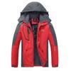 Outono e inverno roupas de tamanho grande Rush masculino ao ar livre marca da moda jaqueta à prova de vento feminino inverno forrado de lã engrossado impermeável terno de montanhismo masculino