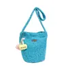 Bolsa Cubo Linda Serie de Colores Dopamina Esponjosa Estilo Japonés Estilo Ins Moda Otoño e Invierno 2026 Bolso Cruzado Nuevo