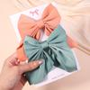 Conjunto de Presilhas de Cabelo Elegantes de Cor Pura Europeu e Americano Estilo Preppy Estilo Japonês Presilha para Rabo de Cavalo Acessórios de Cabelo para Meninas Lolita 2353