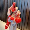 Llavero de Mascota Rojo Colgante para Bolsa de Año Nuevo Llavero de Pareja para Coche Día de Año Nuevo Pequeño Regalo Al por Mayor