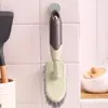 Escova de Chão com Cerdas Rígidas para Limpeza de Pisos, Banheiro, Paredes de Vaso Sanitário, Azulejos, Escova de Chão com Cabo Longo para Cantos e Escova de Vaso Sanitário