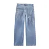 Atacado Fabricante de Roupas Femininas Transfronteiriço Verão 2026 Estilo Europeu e Americano Moderno Versátil Casual Simples Jeans Rasgado em Formato de Coração