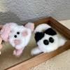 Lindo Oso Panda Conejo Pinza de Agarre Otoño e Invierno Felpa Pinza para el Cabello Pinza de Tiburón Pinza para el Cabello Dulce Dibujos Animados Accesorios para el Cabello