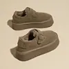 Cyber Celebrous Quente Antiderrapante Aumentou Sapatos de Algodão de Sola Grossa Femininos Inverno Forrado de Lã 2024 Novos Sapatos Bocken Vintage Birkken Espessados