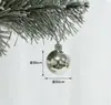 Adornos de Bola de Navidad, Bolas de Plástico Brillantes y Mate, Decoraciones para Árbol de Navidad de 3/4/5/6 cm