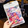 Gomas para el pelo de niños que no dañan el pelo, Bandas elásticas de alta elasticidad, Serie de colores dopamina, Gomas de pelo coloridas para niñas