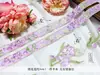 Encaje Glicina Iris Accesorios Bordado Pesado Bordado Manga Cuello Dinastía Han Borde de Cortina de Organza DIY