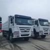 Se Vende Camión Volquete Usado de Ocho Ruedas Howo 380 Caballos de Fuerza Camión Volquete de Ingeniería de Segunda Mano Estándar Nacional V con Cuatro Ruedas Delanteras y Ocho Ruedas Traseras