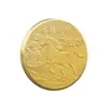 Medalha Comemorativa do Ano do Cavalo de 2026 Zodíaco Dragão Cavalo Ano Espiritual do Cavalo Boa Sorte e Sucesso Moeda Comemorativa em Ouro e Prata em Relevo