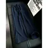 Calça de Terno Americana Wide-leg Transfronteiriça Primavera e Outono Casual Design com Cordão Listras Unissex Solta Sensação Relaxada Calça Comprida Tendência