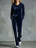 Otoño/Invierno 2026 Nuevo Conjunto de Dos Piezas de Moda Casual Holgado de Manga Larga y Pantalón Largo para Mujer, Estación Independiente Europea y Americana Transfronteriza