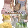 Cinturón de Encaje, Bufanda para la Cintura, Pañuelo para la Cabeza, Pañuelo Triangular para Mujer, Nuevo Estilo 2026, Pañuelo de Seda Estilo Pastoral, Sobre Falda de Capas, Cinturón para Combinar con Vestido