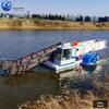 Rio limpador de lixo água lixo barco de pesca automático água flutuante objeto coleta barco cortador