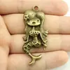 54X22Mm 7.5g Multicolor Materiales DIY Directo del Fabricante Colgante de Sirena
