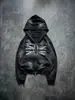 Sudadera con capucha personalizada de estilo ins europeo y americano transfronteriza, cárdigan de manga larga, chaqueta vintage, moda callejera