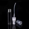 Botella de vidrio para perfume, aceite, cuentas con rodillo, práctico pulverizador, 2 ml, 3 ml, 5 ml y 10 ml