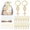 Conjunto de chaveiros de liga de zinco para eventos escolares, festas de fim de ano e conjuntos de presentes para festa de volta às aulas