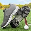 Lechuang Thestron Transfronterizos Talla Grande Zapatos de Golf para Hombre con Tacos Impermeables Deportivos Casuales Zapatos de Golf
