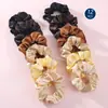 Combinación Transfronteriza de Color Aleatorio Nuevo Estilo Más Vendido Color Sólido Elegante Simple Tela Arte Satín Lazo para el Cabello Accesorio para el Cabello