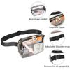 Cross-border lulu correndo saco de cintura especial impermeável transparente tpu masculino e feminino ao ar livre esportes bolsa de cintura slung saco peito