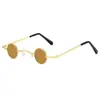 Novos Óculos de Sol Redondos Retro com Armação Ultra Pequena Mini Celebridade da Internet Óculos de Sol Estilo de Rua Armação Redonda Pequena Óculos de Príncipe Masculino Tendência